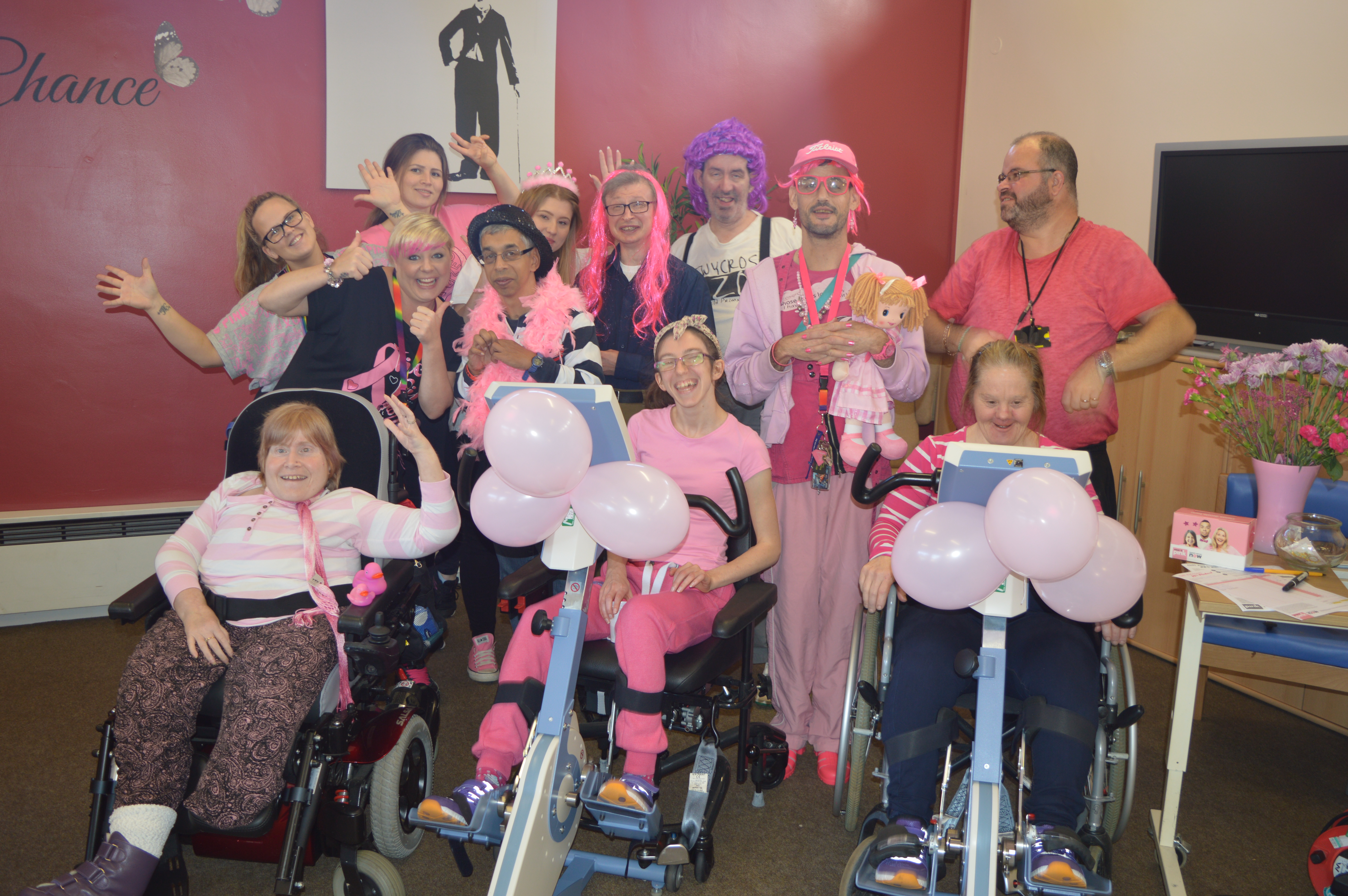 Wear It Pink Charity Fundraiser team