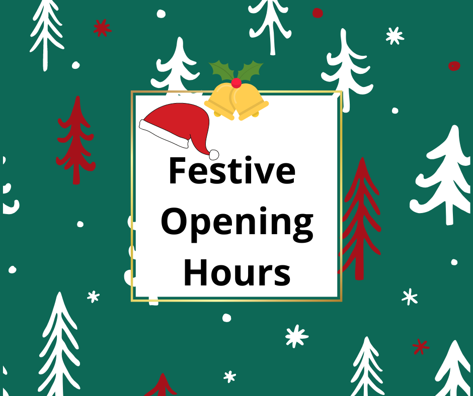 festive opening hours